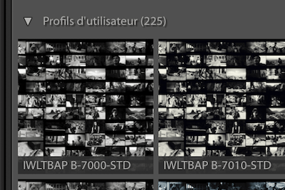 LUT XMP files for Lightroom (step 4)